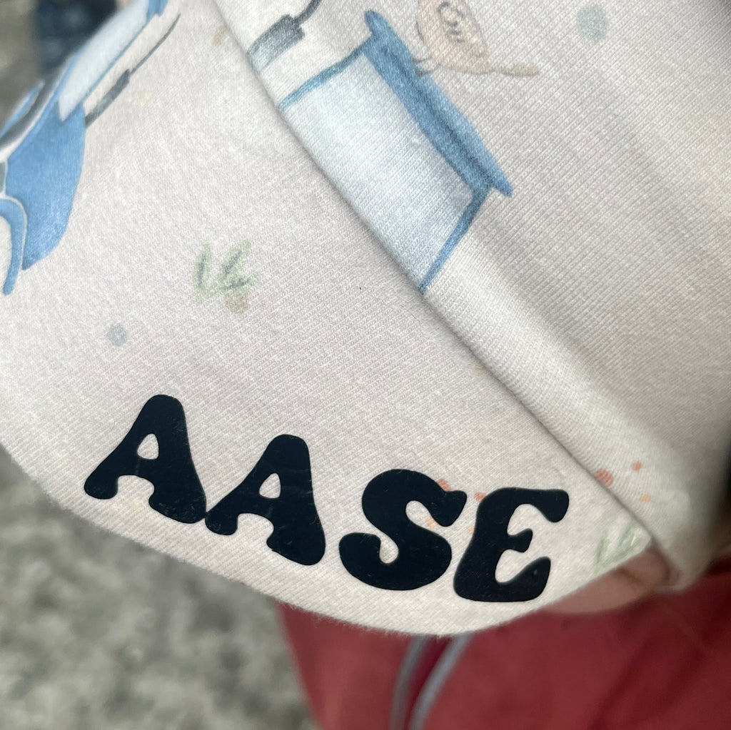 Strykemerke med egen tekst